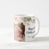 Happy First Mother's Dayフォトフローラ コーヒーマグカップ (正面右)