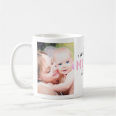 Happy First Mother's Day写真 コーヒーマグカップ (左)
