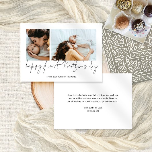 Happy First Mothers Day 2 Photos Script