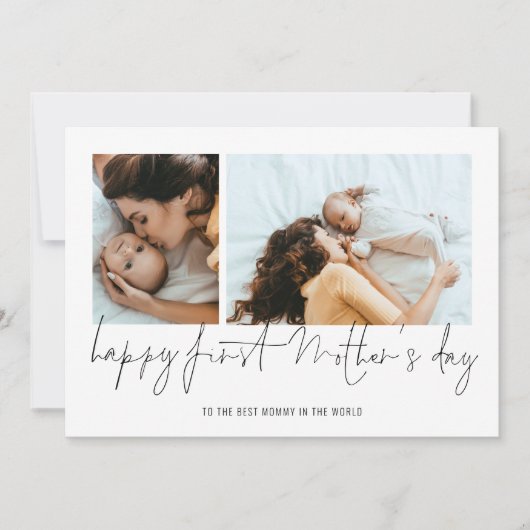 Happy First Mothers Day 2 Photos Script (正面)