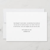 Happy First Mothers Day 2 Photos Script (裏面)