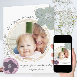 Happy First Mother's Day Artポップ・アートの Flowers写真 カード