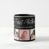 Happy First Mothers Day As Granda 5フォトコラージュ マグカップ (中央)