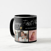 Happy First Mothers Day As Granda 5フォトコラージュ マグカップ (正面左)