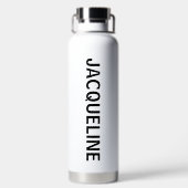 Happy First Mother's Day Mommyの写真カスタムと名前 ウォーターボトル (背面)