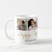 Happy First Mother's Day New Mom金ゴールド5 Photo コーヒーマグカップ (左)