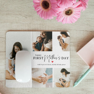 Happy First Mother's Day' Photo Collage Keepsake マウスパッド