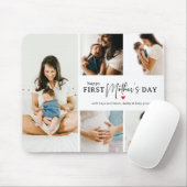 Happy First Mother's Day' Photo Collage Keepsake マウスパッド (マウス)