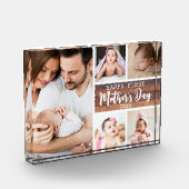 Happy First Mother's Day Wood 5 Picture Collage   フォトブロック (左)