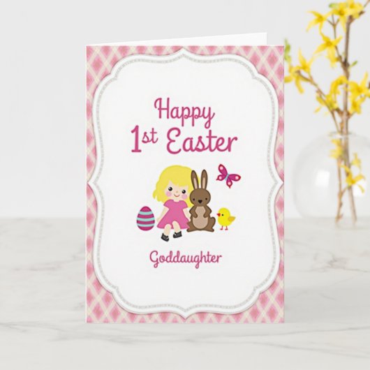 Happy First Occasion Card カード (黄色い花)