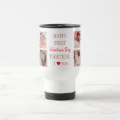 Happy First Valentine's Day Custom Travel Mug  トラベルマグ (中央)