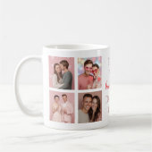 Happy First Valentine's Day Mug | Couple Photos コーヒーマグカップ (左)