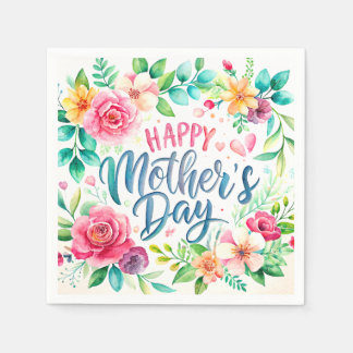 Happy flower simple Libreta con espiral スタンダードカクテルナプキン