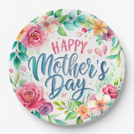 Happy flower simple Libreta con espiral ペーパープレート