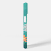 Happy Fluffy White Cat Phone Case - Sunny Smile &  Case-Mate iPhoneケース (裏面 / 右)