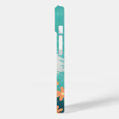 Happy Fluffy White Cat Phone Case - Sunny Smile &  Case-Mate iPhoneケース (裏面 / 左)