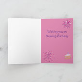 Happy Folded Greeting Card カード (内部)