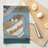 Happy food キッチンタオル (四つ折り)