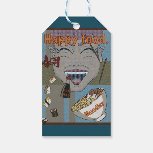 Happy food ギフトタグ (裏面)