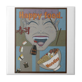 Happy food  タイル