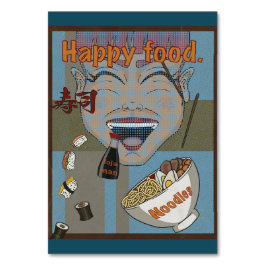 Happy food テーブルナンバー