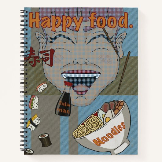 Happy food ノートブック (正面)