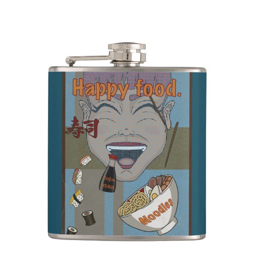 Happy food フラスク (正面)