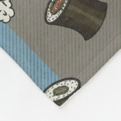 Happy food フリースブランケット (角)