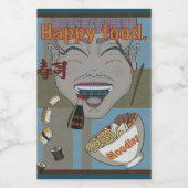 Happy food フードラベル (シングルラベル)