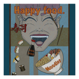 Happy food ポスター