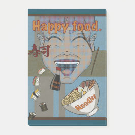 Happy food ポストイット