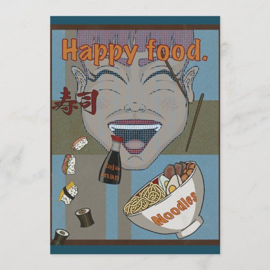 Happy food メニュー (正面)