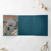 Happy food 三つ折り招待状 (内部)