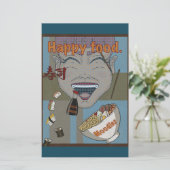 Happy food 便箋 (スタンド正面)