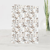 Happy Fox Cloud Snow Christmas カード (裏面)