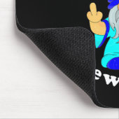 Happy Freaking New Year, Funny Mpy New Year's Eve  マウスパッド (コーナー)