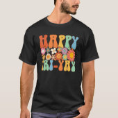 Happy Fri Yay Friday  Fun Teacher Groovy Tシャツ (正面)