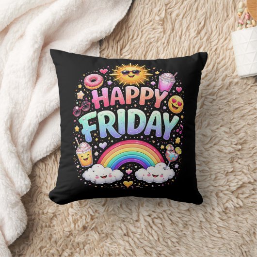 Happy Friday クッション (ブランケット)