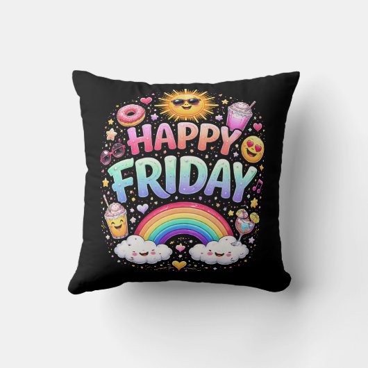 Happy Friday クッション (裏面)