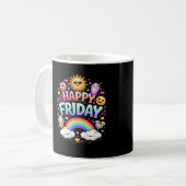 Happy Friday コーヒーマグカップ (正面左)