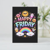Happy Friday サンキューカード (スタンド正面)