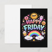 Happy Friday サンキューカード (正面/裏面)