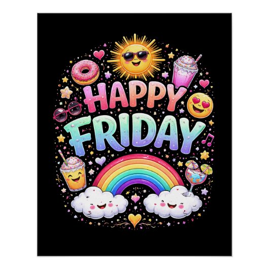 Happy Friday ポスター (正面)