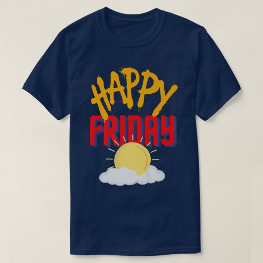 Happy Friday Tシャツ (デザイン正面)