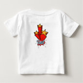 Happy friends comic ベビーTシャツ (裏面)