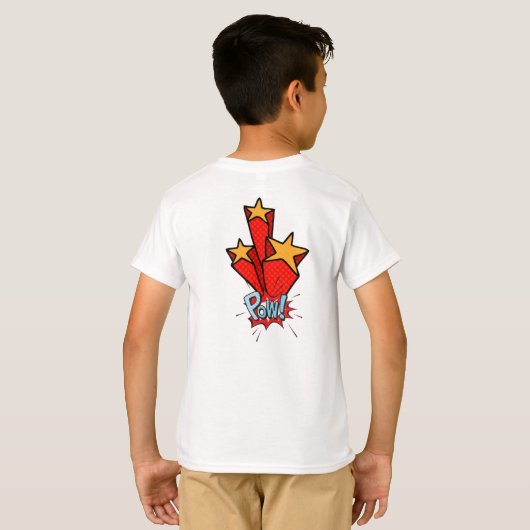 Happy friends comic tシャツ (裏面フル)