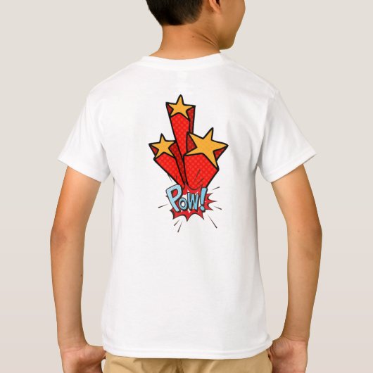 Happy friends comic tシャツ (裏面)