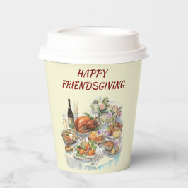Happy Friendsgiving | Thanksgiving Paper Cups 紙コップ