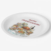 Happy Friendsgiving | Thanksgiving Paper Plates ペーパープレート (アングル)