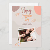 Happy Friendship Dayカード シーズンカード (正面/裏面)